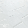 3D Leather Wall Cladding Sheet Flame Retardant for Decorative Interior Wall Decor