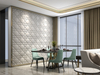 Dior Plus Luxury Peel Stick Wallpaper with Suede Embossed Panel