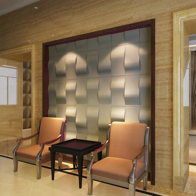 Biodegradable Eco Indoor 3d Wall Panel