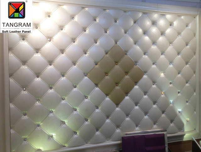 58.5x58.5 Pu Indoor 3d Wall Panel