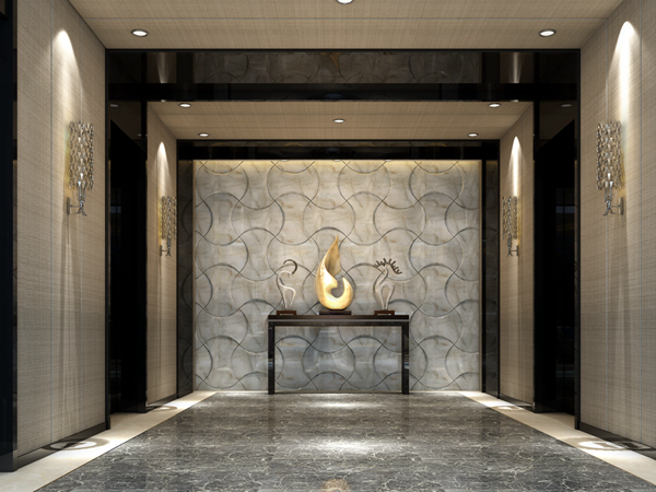 42.5x60 Pu Indoor 3d Wall Panel