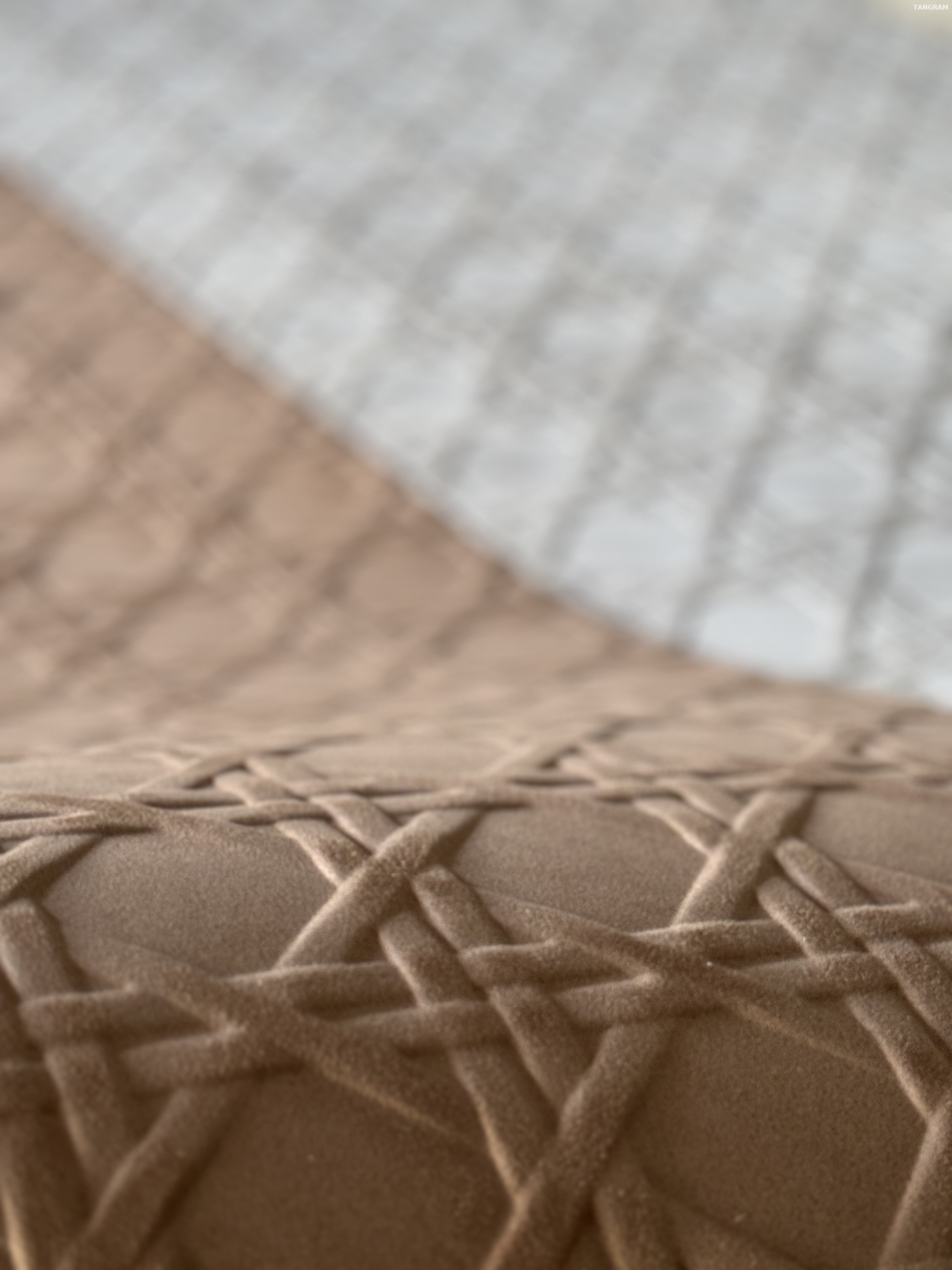 Self adhensive 3D leather wall sheet 