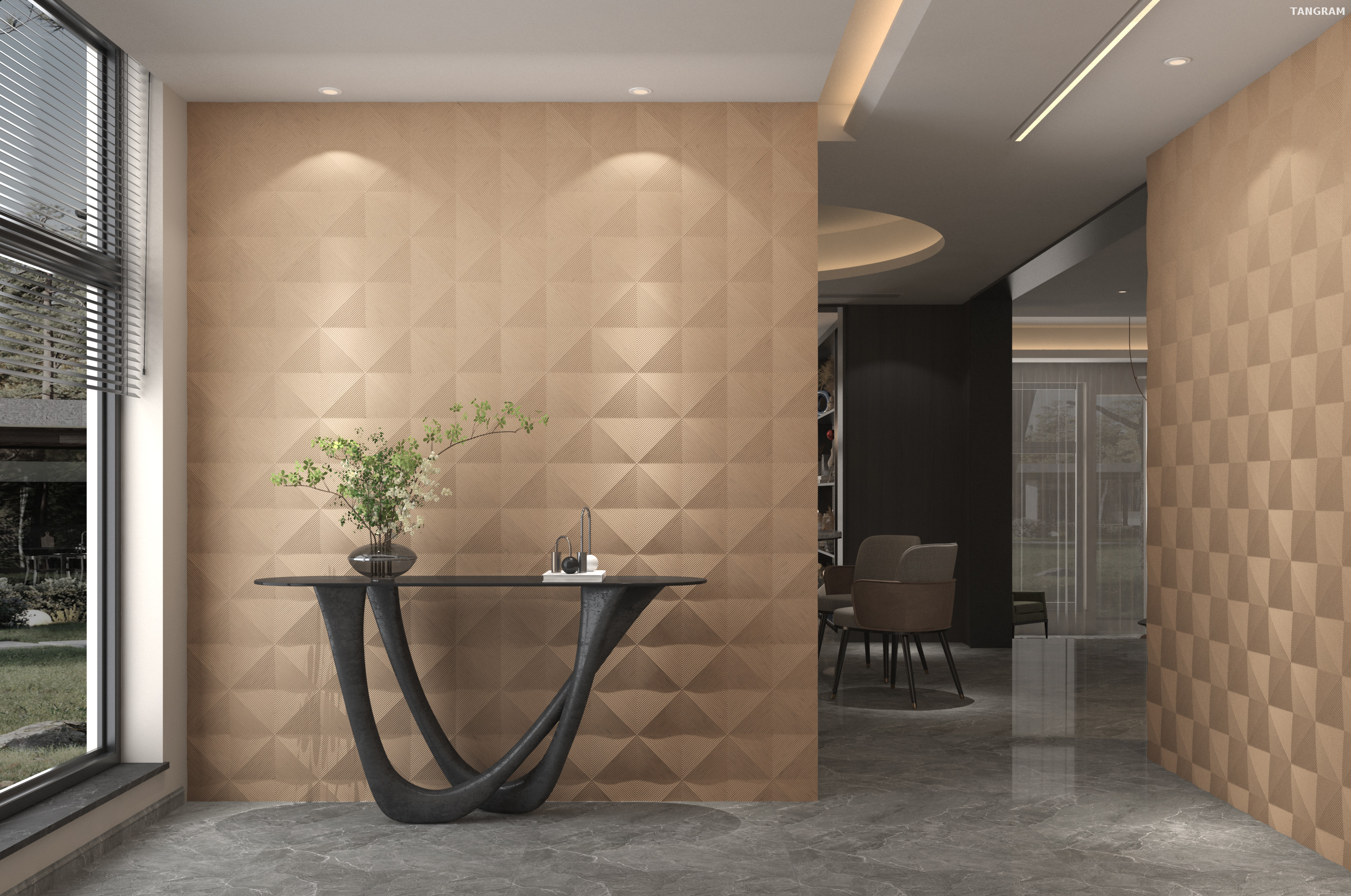 Simple Style Luxury 3D Wallpaper 3D Leather Wall Sheet 270cm