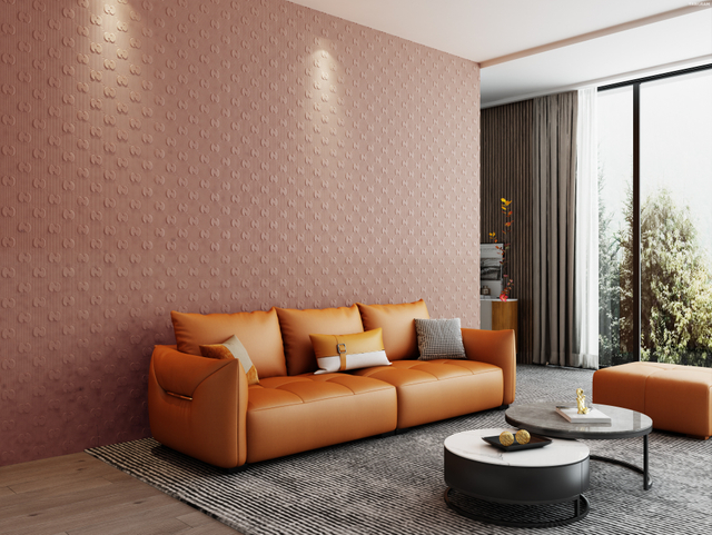 Leather 3d Home Decoration for Bedroom Wall Covering