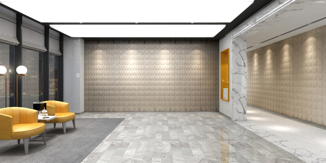 TAIJI Self Adhesive Leather Wall Panel Waterproof Fireproof Hotel Eco-Friendly Decorative Cladding Board