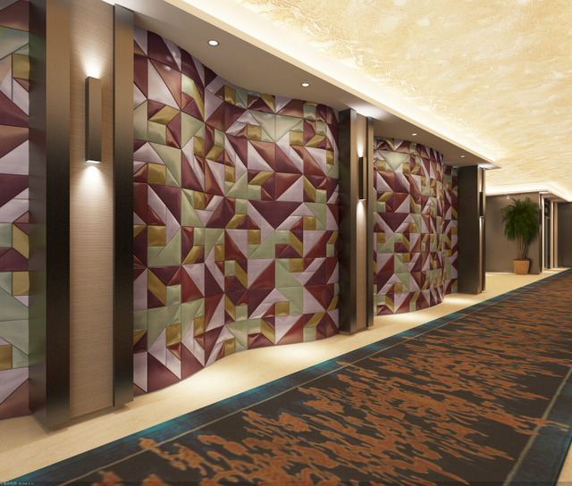 Acoustic White Indoor 3D Mosaic Tile