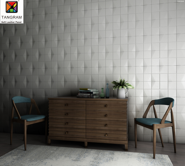 High Quality Royal Purple Fire Retardant 3D Wall Panel