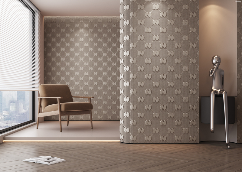 Leather 3d Home Decoration for Bedroom Wall Covering