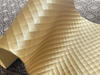 3d Fluted Leather Soft Wall Panel Luxury Wall Covering