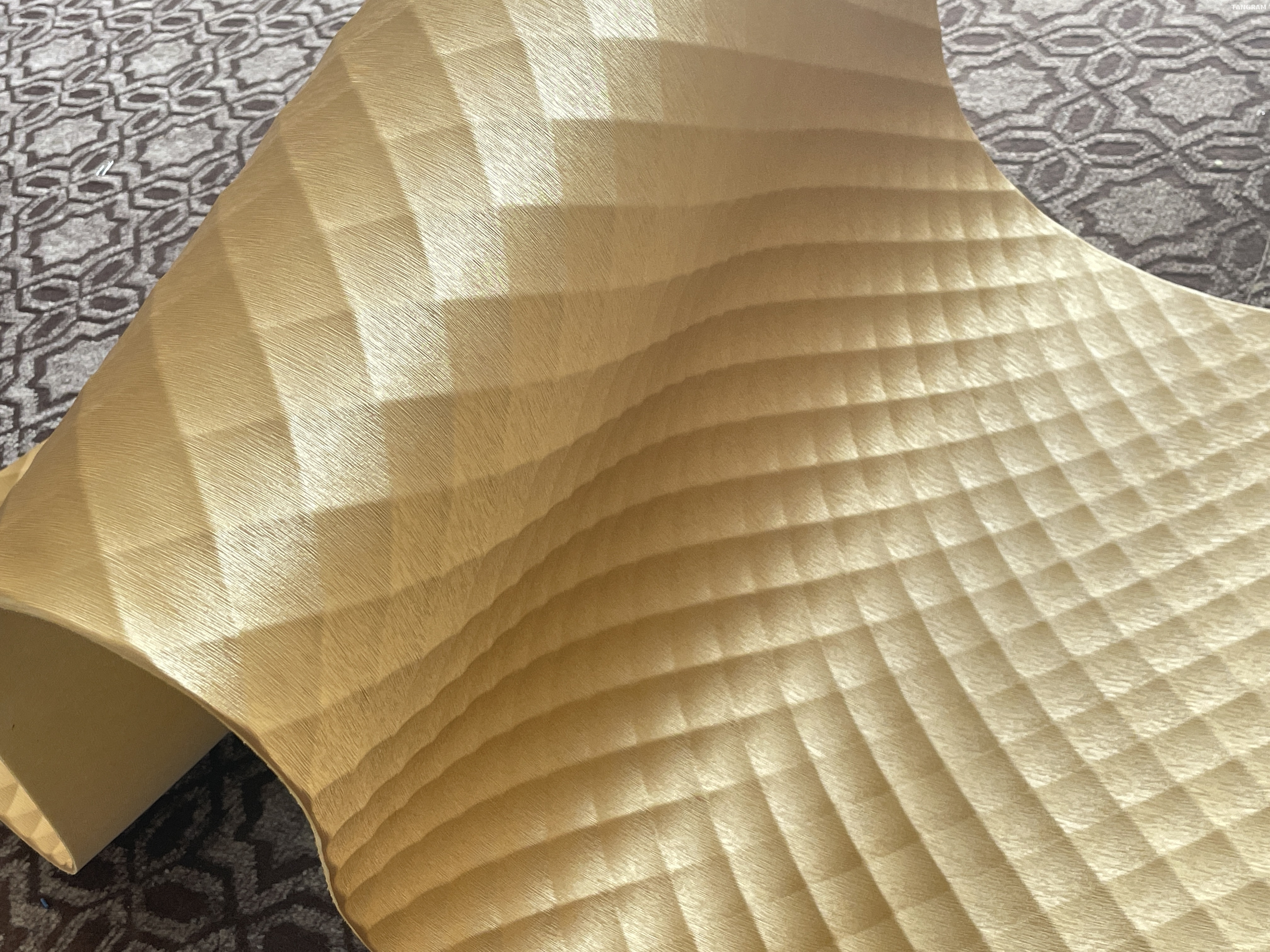 3d Fluted Leather Soft Wall Panel Luxury Wall Covering