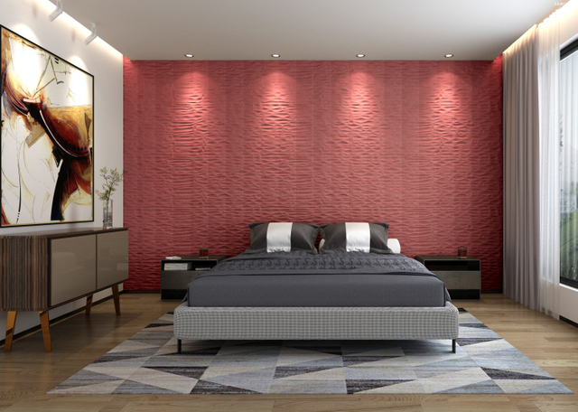 Moisure Proof 3d Wallpaper Interior Wall Covering 3D Leather Wall Sheet for Lounge Wall Decoration