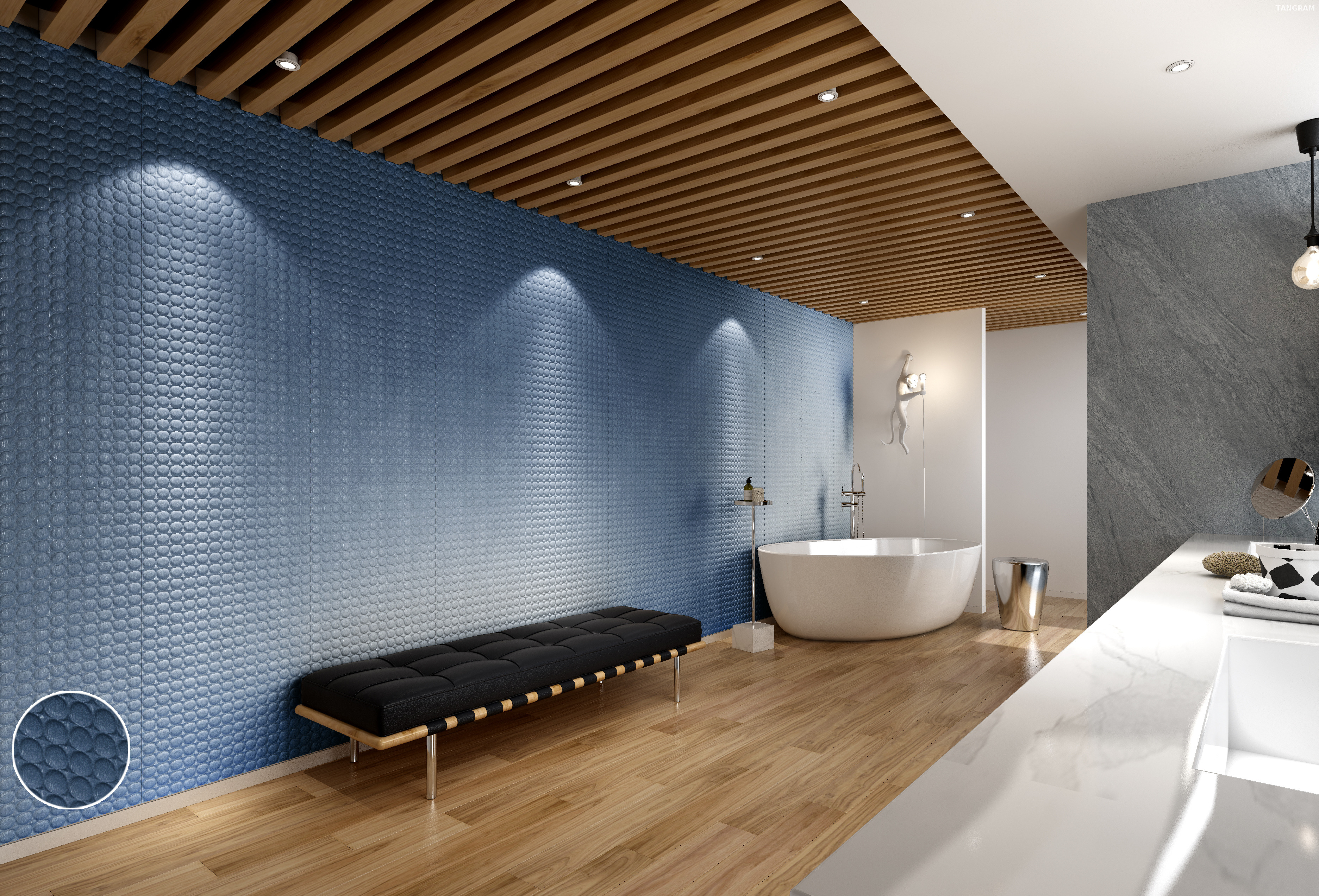 Easy Installation Self Adhesive 3D Wallpaper Sheet