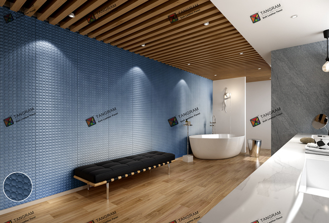 Bio Material Hexagon Indoor Big Wall Panel