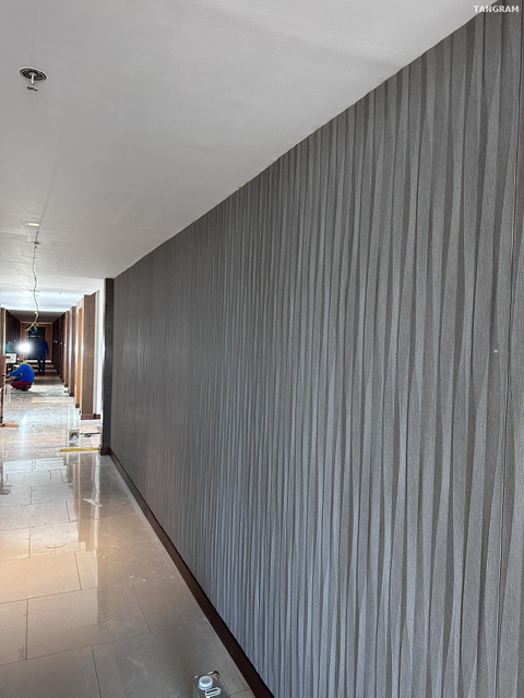 DNA II Self Adhesive Wallpaper 3D Brick Soft Fabric Wall Panelling 3D Wall Sheet