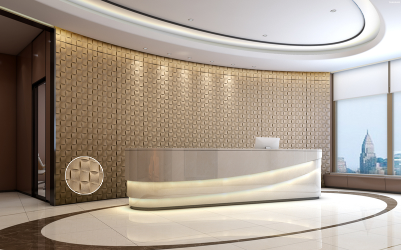 Peel off and Stick Waterproof PU Foam Panel 3D Wall Sheet Modern Interior Decoration Wall Panel