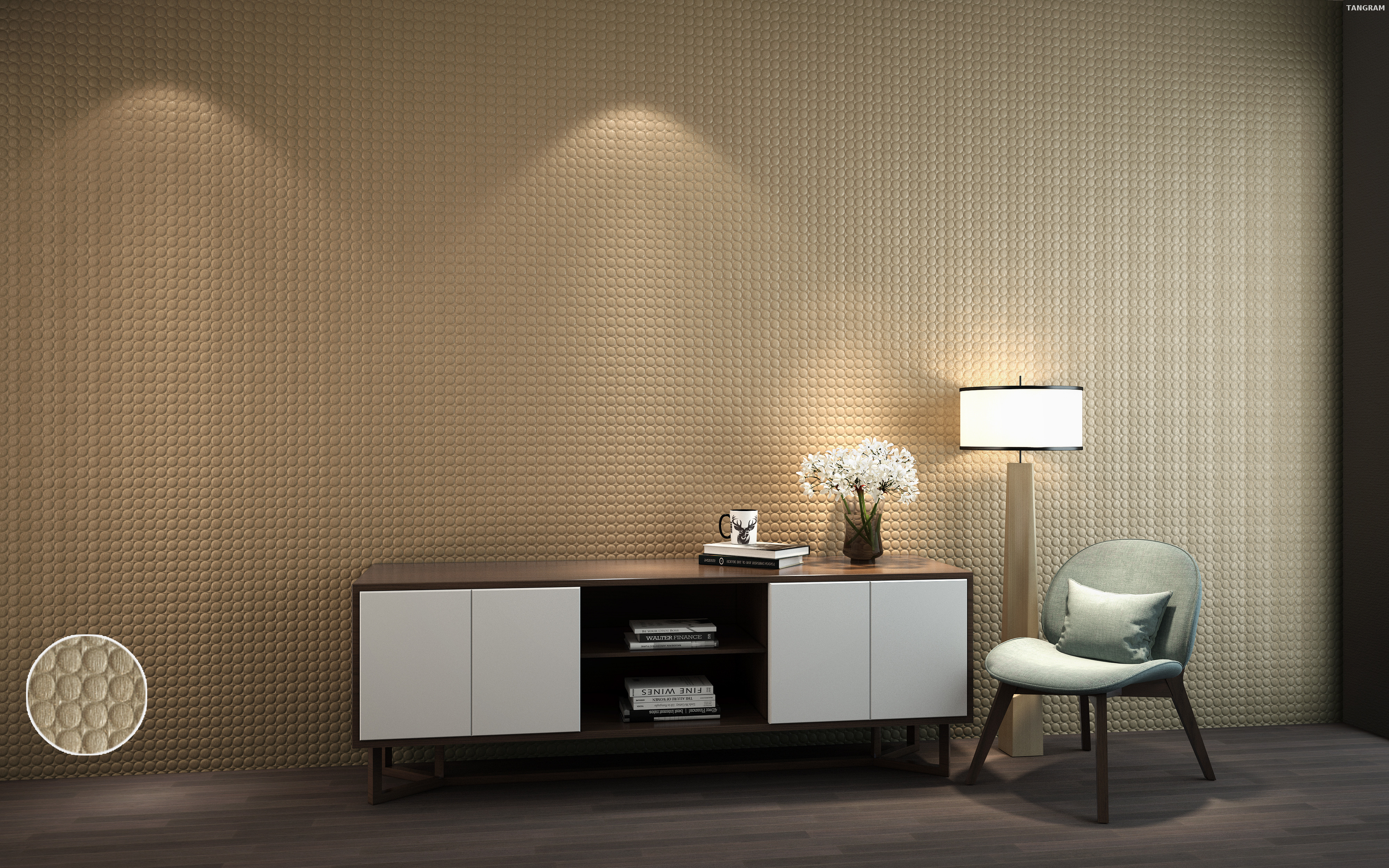 Easy Installation Self Adhesive 3D Wallpaper Sheet