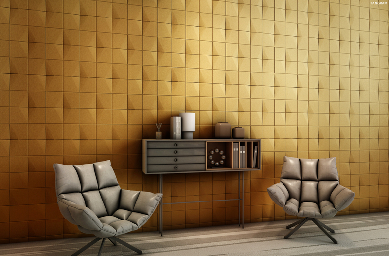 Durable Self Adhesive 3D Wall Tile Sticker Home Theater KTV Leather Embossed Interior Foam Wall Panels