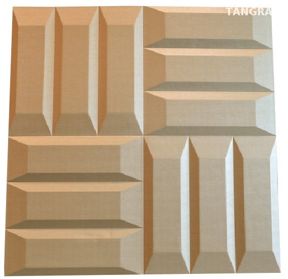 PU Fabrics Napa Leather Yoga 3D Wall Panel