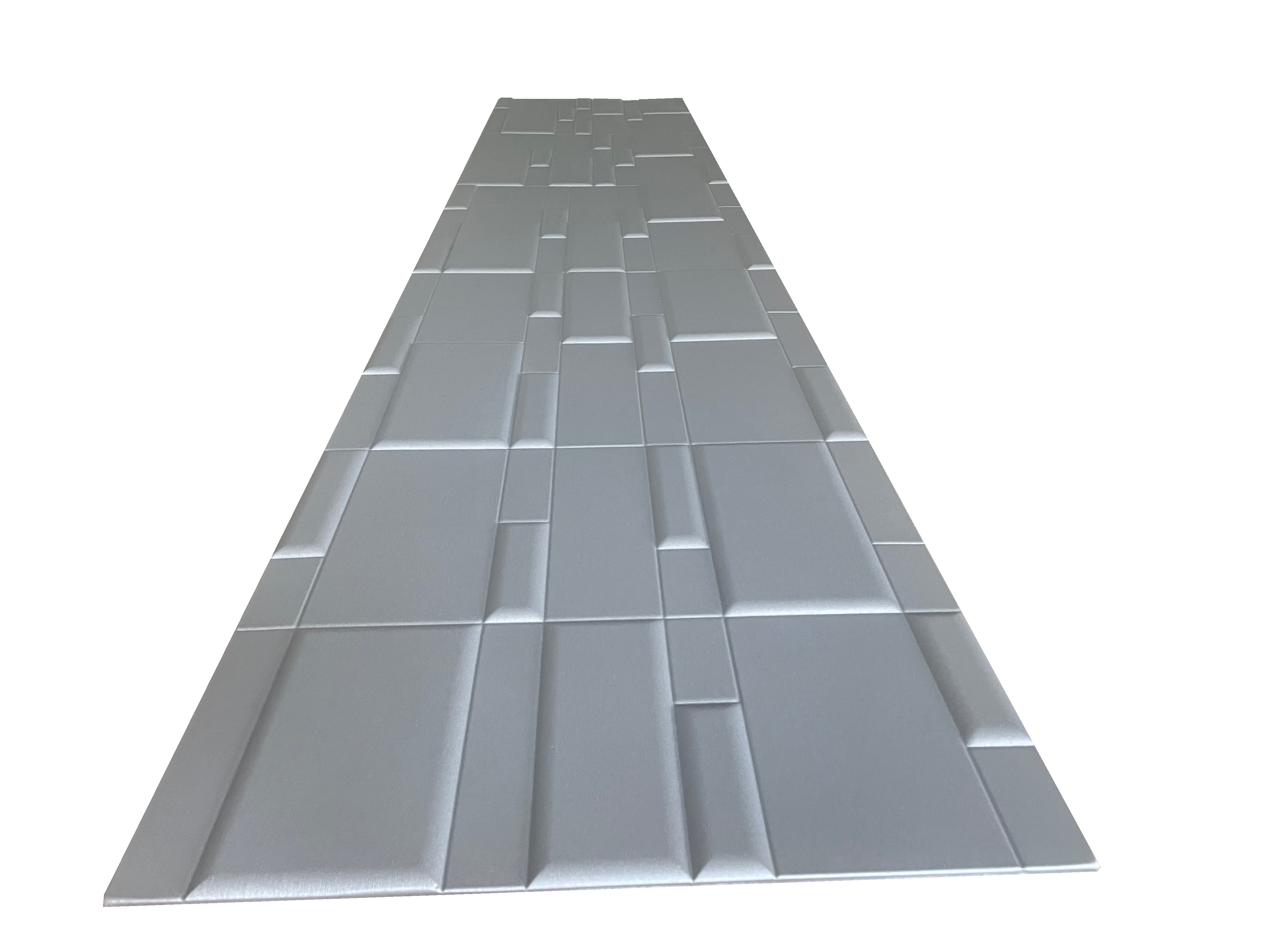 High Quality Soundproof 3D Art Wall Big Size Wall Panel 3D Textured Wallpaper Soft Leather Foam Wall Sheet