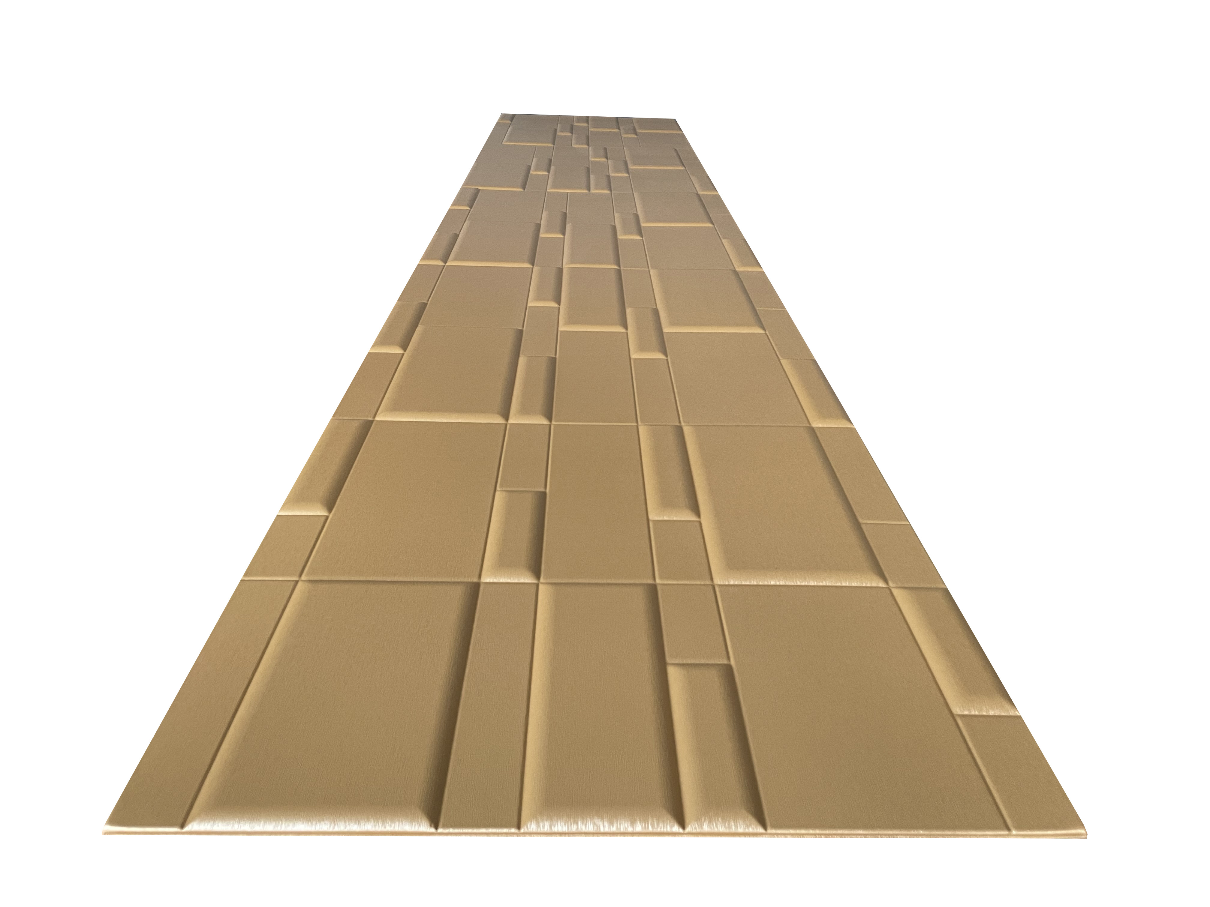 High Quality Soundproof 3D Art Wall Big Size Wall Panel 3D Textured Wallpaper Soft Leather Foam Wall Sheet