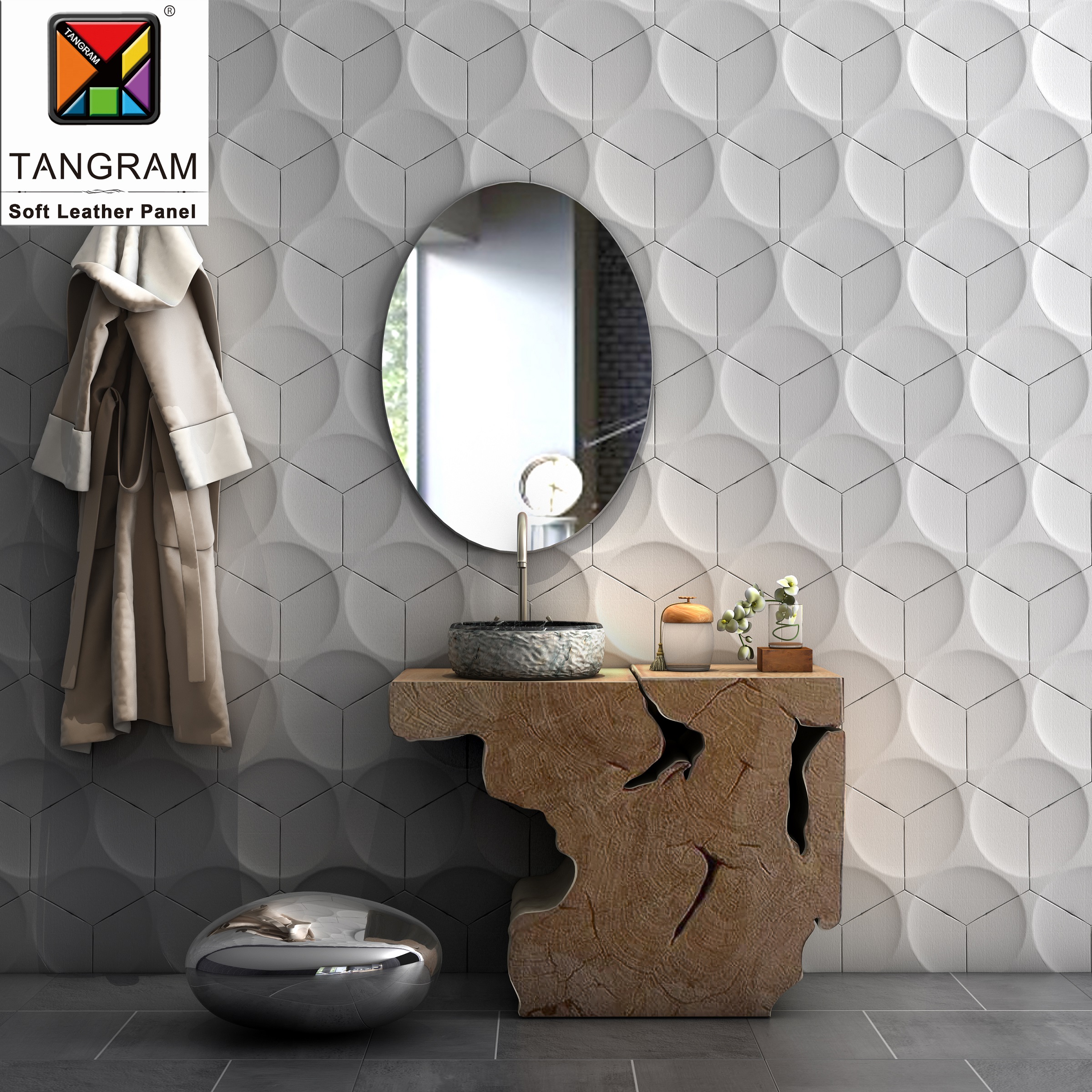 leather wall covering-Mosaics-Google (5)