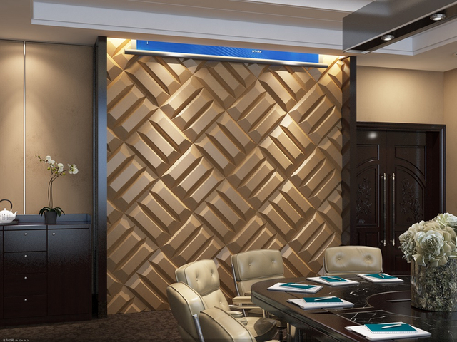 20x60 Pu Indoor 3d Wall Panel