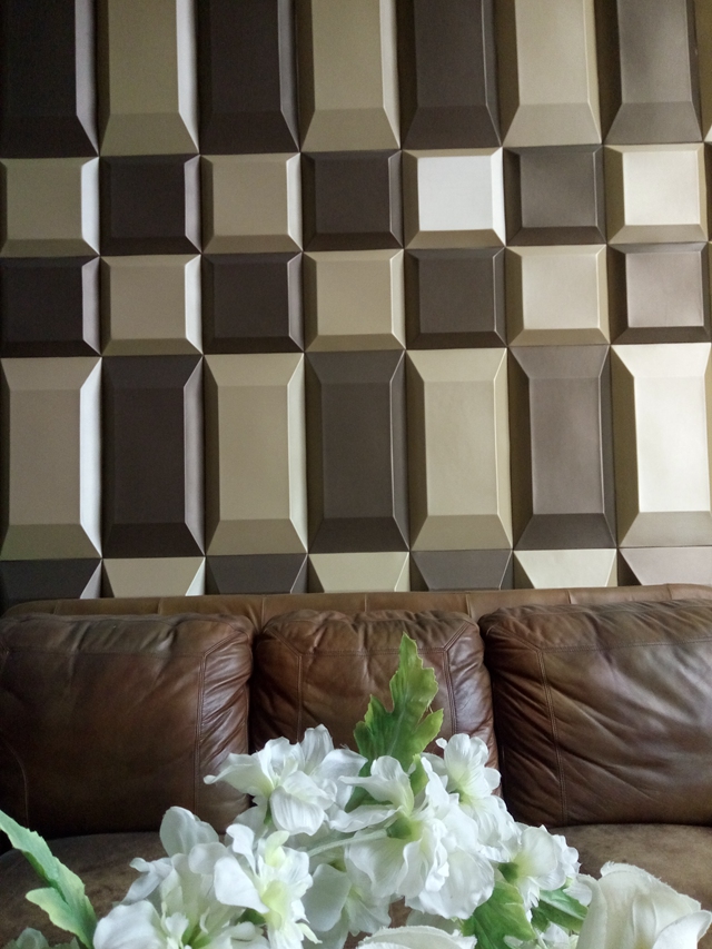 Bio Material Decorative Indoor 3d Wall Panel
