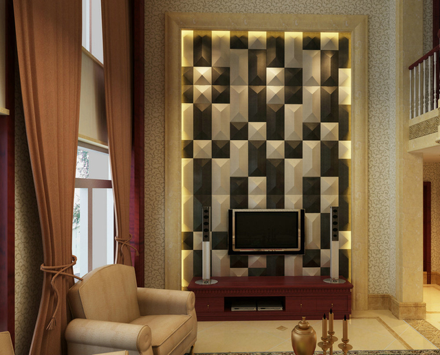 Biodegradable Decorative Indoor 3d Wall Panel