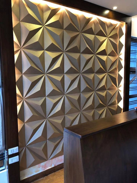 Sound Proof Textured Indoor 3d Wall Panel