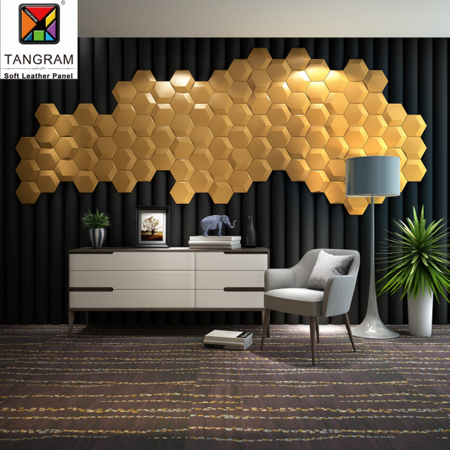 Soundproof White Indoor 3D Mosaic Tile