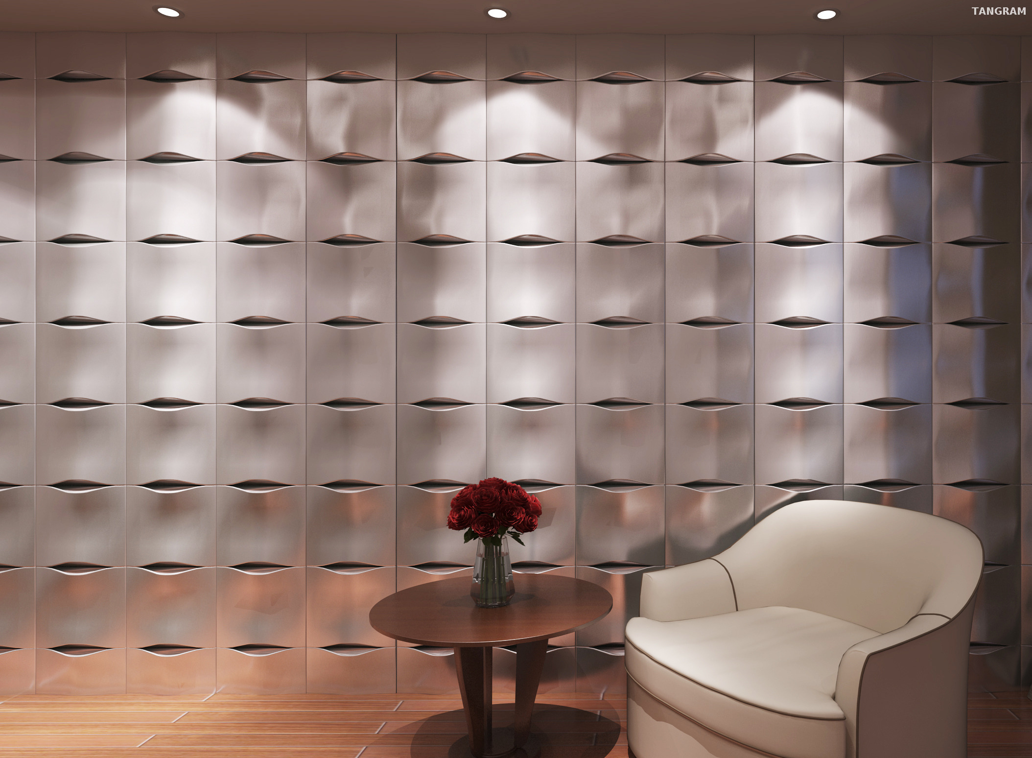 Modern 3D Foam Wall Panel Peel Stick Interior Waterproof Moisture-Proof Embossed HotelCeilings and Walls for Apartments