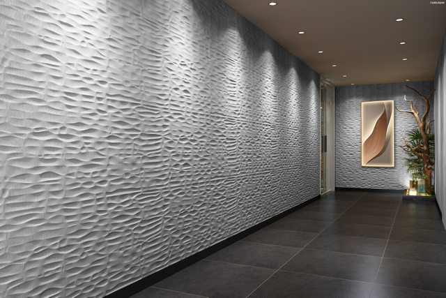 Moisure Proof 3d Wallpaper Interior Wall Covering 3D Leather Wall Sheet for Lounge Wall Decoration