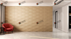 Bio Material Trapezoid Indoor Big Wall Panel