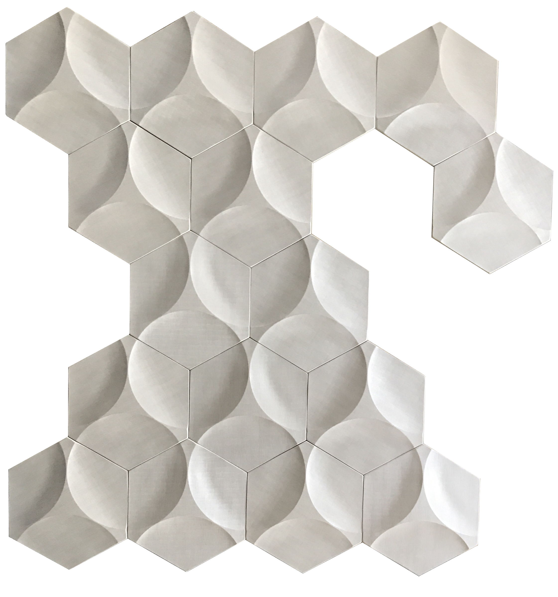 Zero Formaldehyde White Indoor 3D Mosaic Tile