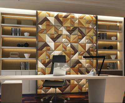 Acoustic White Indoor 3D Mosaic Tile