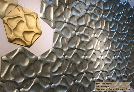 Pu Golden Indoor 3D Mosaic Tile