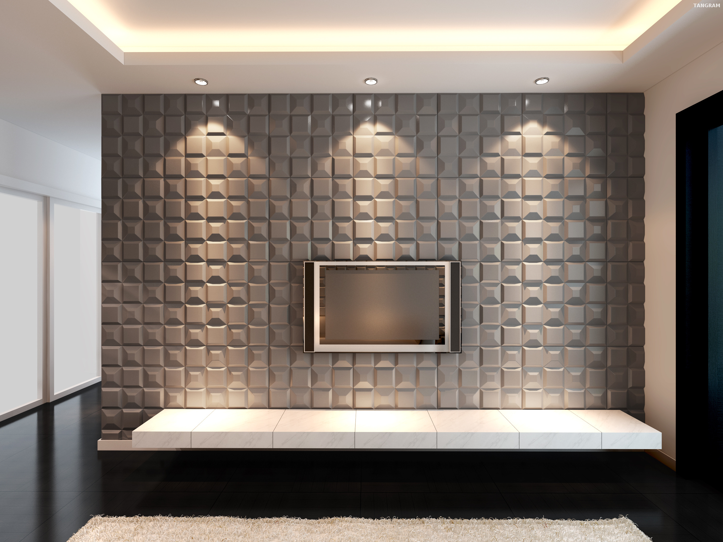 Luxury Soundproof Hotel 3D Leather Soft Wall Covering Hotel Headboards Soft Wall Panel for Bedroom