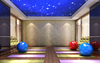 3D Wallpaper Cross With Sparkles Rest Room Wall Panel